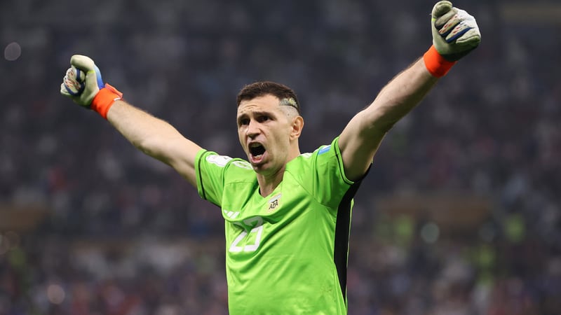 2023 Il portiere Emiliano Martínez subisce il primo gol in Argentina